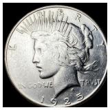 1925-S Silver Peace Dollar CLOSELY UNCIRCULATED