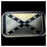 1 oz .999 Fine Silver Bar with a Confederate flag