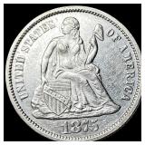1875 Seated Liberty Dime UNCIRCULATED