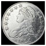 1824 Capped Bust Half Dollar UNCIRCULATED