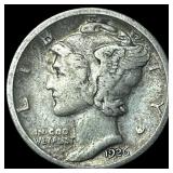 1926-S Silver Mercury Dime LIGHTLY CIRCULATED