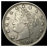 1906 Liberty Head Nickel NEARLY UNCIRCULATED