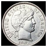 1902 Barber Dime UNCIRCULATED