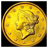 1853 Gold $1 Liberty Head Type 1 UNCIRCULATED