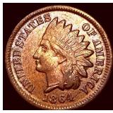 1864 Bronze Indian Head Cent CHOICE AU