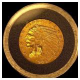 1909-S Gold $5 Indian Head Half Eagle CLOSELY  UN