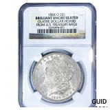 1884-O Morgan Silver Dollar NGC BU