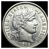 1914-D Silver Barber Dime UNCIRCULATED