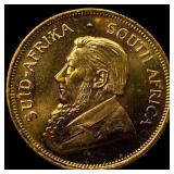 1984 Gold 1 oz Krugerrand GEM BU