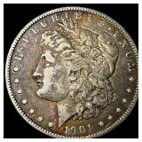 1901 Morgan Silver Dollar LIGHTLY CIRCULATED