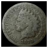 1870 Indian Head Cent NICELY CIRCULATED