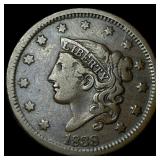 1838 Coronet Head Large Cent LIGHTLY  CIRCULATED