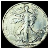 1944-S Silver Walking Liberty Half Dollar  CHOICE