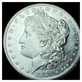 1883-S Silver Morgan Dollar CHOICE AU
