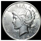 1925 Peace Silver Dollar CLOSELY UNCIRCULATED