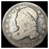 1820 Capped Bust Dime NICELY CIRCULATED