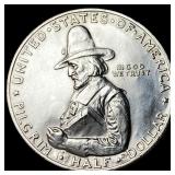 1920 Silver Pilgrim Tercentenary Half Dollar UNCIR
