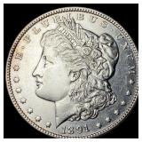 1891 Silver Morgan Dollar UNCIRCULATED