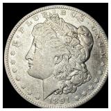 1891-O Silver Morgan Dollar NEARLY UNCIRCULATED