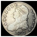 1827 Capped Bust Half Dollar LIGHTLY CIRCULATED