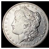 1904-O Silver Morgan Dollar CHOICE AU
