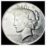 1934 Silver Peace Dollar CHOICE AU