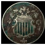 1868 Shield Nickel NICELY CIRCULATED
