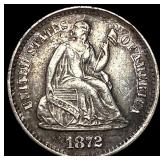 1872-S Silver Half Dime UNCIRCULATED