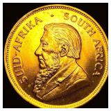 1984 Gold 1 oz Krugerrand GEM BU