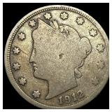 1912 Liberty Head Nickel NICELY CIRCULATED