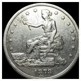 1878-S Silver Trade Dollar CLOSELY UNCIRCULATED