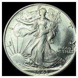 1943 Walking Liberty Half Dollar GEM BU