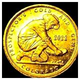 2022 24K Gold 0.10 Troy Oz Prospector