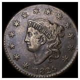 1825 Coronet Head Large Cent NEARLY  UNCIRCULATED
