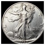 1938-D Silver Walking Liberty Half Dollar CHOICE A