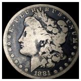 1881-CC Silver Morgan Dollar LIGHTLY CIRCULATED