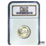 1943-S Washington Silver Quarter NGC MS67