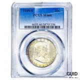 1949-S Franklin Half Dollar PCGS MS66