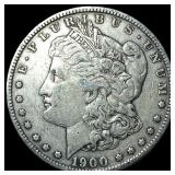 1900-S Silver Morgan Dollar LIGHTLY  CIRCULATED