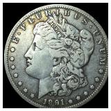 1891-O Silver Morgan Dollar LIGHTLY  CIRCULATED