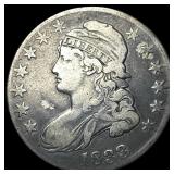 1833 Capped Bust Half Dollar LIGHTLY  CIRCULATED