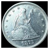 1875 Silver Twenty Cents CLOSELY UNCIRCULATED