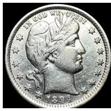 1894 Barber Quarter Dollar CHOICE AU