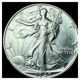 1940-S Silver Walking Liberty Half Dollar  UNCIRC