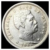 1883 Silver 10 Cents Hawaii Dime CHOICE AU