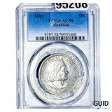 1893 Columbia Half Dollar PCGS AU58