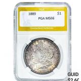 1889 Morgan Silver Dollar PGA MS66