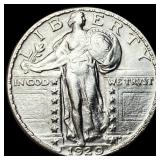 1929 Standing Liberty Silver Quarter UNCIRCULATED