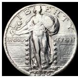 1930 Standing Liberty Silver Quarter NEARLY  UNCI