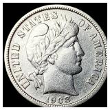 1908 Silver Barber Dime NEARLY UNCIRCULATED